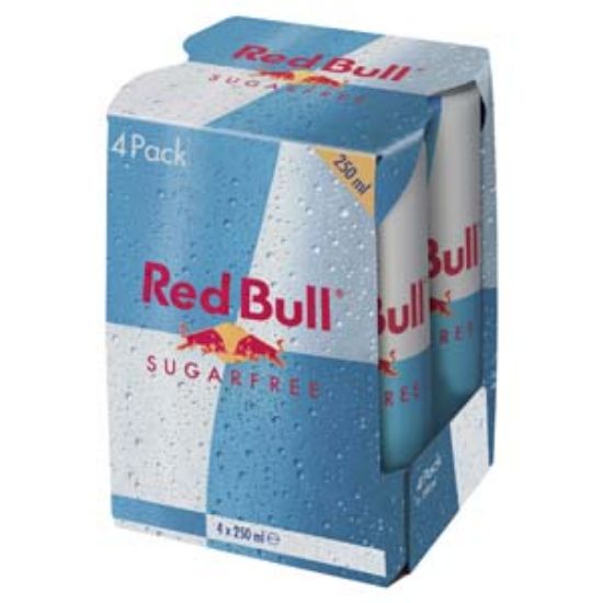 Picture of Red Bull 250ml  Multi Sugar FREE 4pk x6 DRS